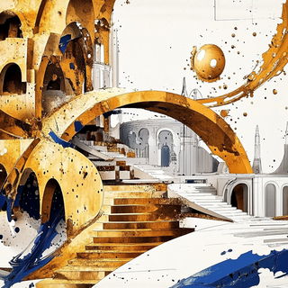 Lithocumulus style, Midjourney V6.1: abstract 3D render