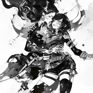 Lithocumulus style, Midjourney V6.1: black-and-white manga comic strip
