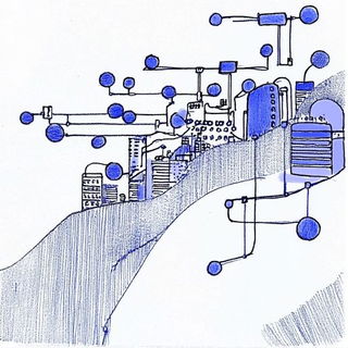 Odonatacolor style, Midjourney V6.1: technical infrastructure blueprint schematics
