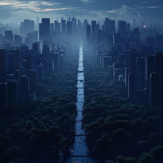 Quetzalcoil style, Midjourney V6.1: megacity with futuristic bioarchitecture