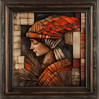 Catastrophlantern style, Midjourney V6.1: classical 18th-century oil painting