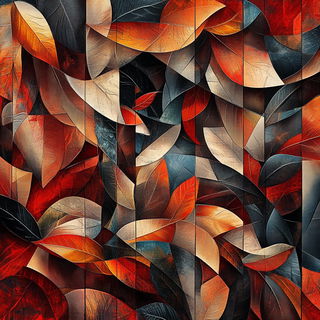 Catastrophlantern style, Midjourney V6.1: creative pattern composition
