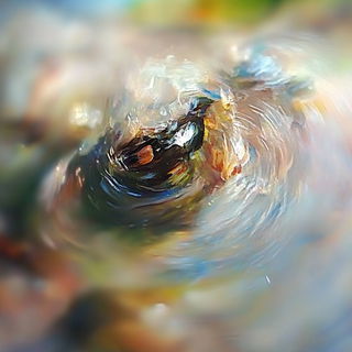 Ribbonsurge style, Midjourney V6.1: abstract 3D render