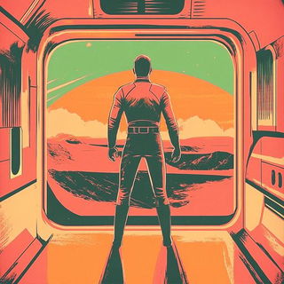 Broshure style, Midjourney V6.1: cinematic shot from sci-fi movie