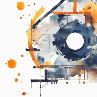 Cliffocollagism style, Midjourney V6.1: technical infrastructure blueprint schematics