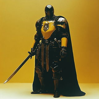 Nimbusclock style, Midjourney V6.1: concept art character design of retropunk steam knight