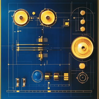 Nimbusclock style, Midjourney V6.1: technical infrastructure blueprint schematics