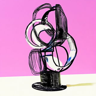 Inkbone Expanse style, Midjourney V6.1: abstract 3D render