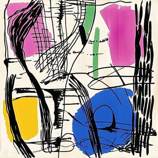 Inkbone Expanse style, Midjourney V6.1: creative pattern composition