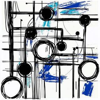 Inkbone Expanse style, Midjourney V6.1: technical infrastructure blueprint schematics