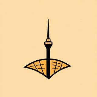 Carbon Paper Islands style, Midjourney V6.1: bold minimalist logo design for Istanbul city municipal services