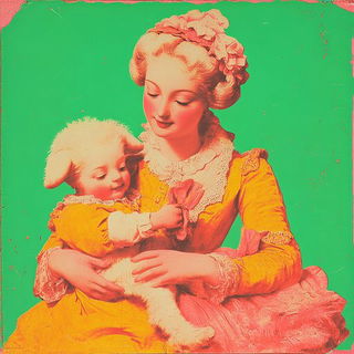 Calyx Staccato style, Midjourney V6.1: classical 18th-century oil painting