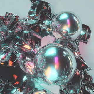 Needleweather style, Midjourney V6.1: abstract 3D render