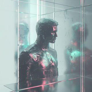 Needleweather style, Midjourney V6.1: cinematic shot from sci-fi movie