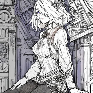Crosshatch Baroque style, Midjourney V6.1: black-and-white manga comic strip