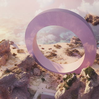 Vanishing Prism style, Midjourney V6.1: abstract 3D render