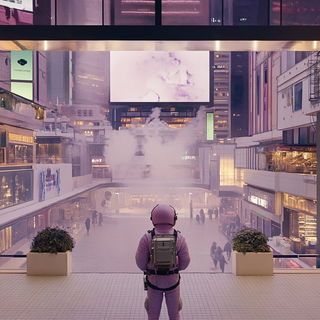 Vanishing Prism style, Midjourney V6.1: cinematic shot from sci-fi movie