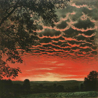 Brocadocosm style, Midjourney V6.1: realistic landscape photograph of quiet dawn