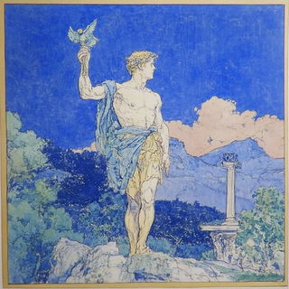 Cartoonwash style, Midjourney V6.1: classical 18th-century oil painting