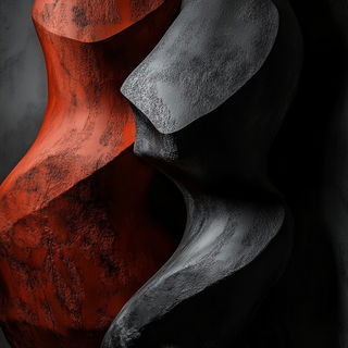 Chromafrontier style, Midjourney V6.1: abstract 3D render