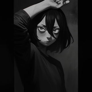 Chromafrontier style, Midjourney V6.1: black-and-white manga comic strip