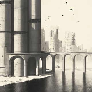 Ornamentanime style, Midjourney V6.1: megacity with futuristic bioarchitecture