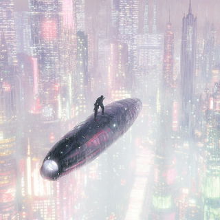 Pastel Fableline style, Midjourney V6.1: cinematic shot from sci-fi movie