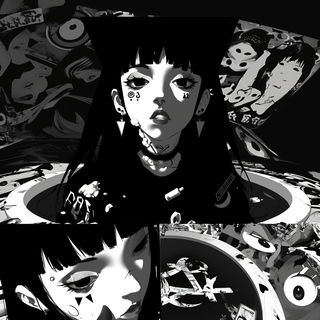 Ruinbraid style, Midjourney V6.1: black-and-white manga comic strip