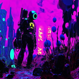 Ruinbraid style, Midjourney V6.1: cinematic shot from sci-fi movie