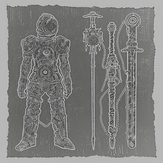 Vesperquay style, Midjourney V6.1: concept art character design of retropunk steam knight