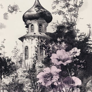 Kragmire Workshop style, Midjourney V6.1: retro fairy-tale illustration
