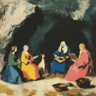 Studio Kera Volt style, Midjourney V6.1: classical 18th-century oil painting