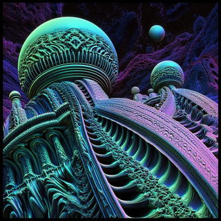 Canyonregister style, Midjourney V6.1: abstract 3D render