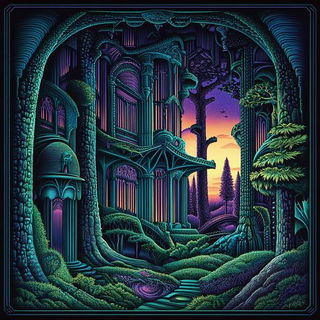 Canyonregister style, Midjourney V6.1: retro fairy-tale illustration