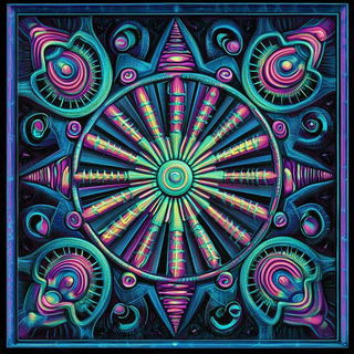 Canyonregister style, Midjourney V6.1: creative pattern composition