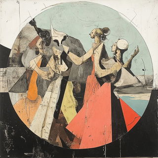 Celshibui style, Midjourney V6.1: classical 18th-century oil painting