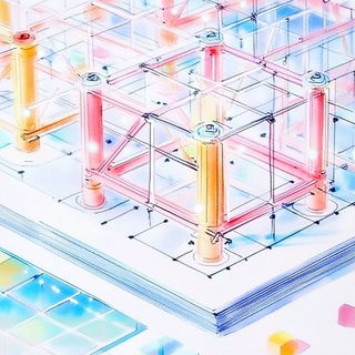 Inkshoujo style, Midjourney V6.1: technical infrastructure blueprint schematics