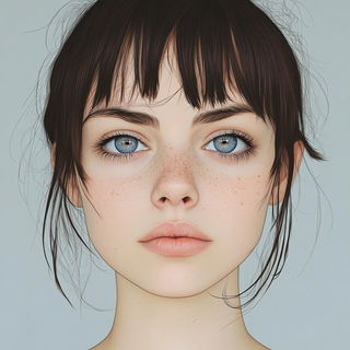 Raven Crucible style, Midjourney V6.1: photographic portrait of female protagonist