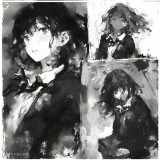 Lakeside Joinery style, Midjourney V6.1: black-and-white manga comic strip