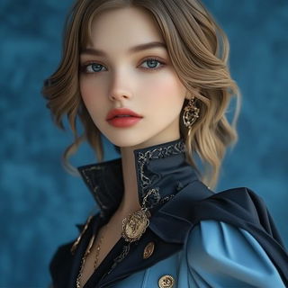 Punchline Prairie style, Midjourney V6.1: photographic portrait of female protagonist