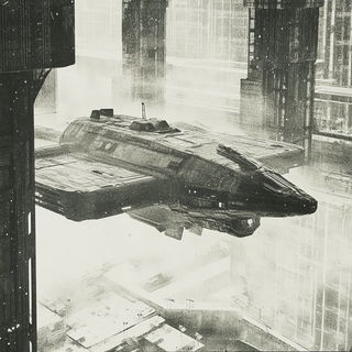 Neonopalism style, Midjourney V6.1: cinematic shot from sci-fi movie