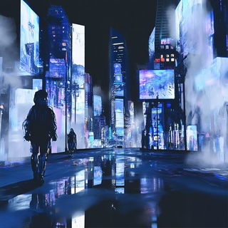 Glazefolk style, Midjourney V6.1: cinematic shot from sci-fi movie
