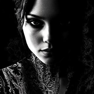 Sunward Solitude style, Midjourney V6.1: photographic portrait of female protagonist