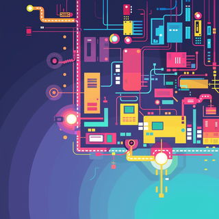 Chromatic Actionist Print style, Midjourney V6.1: technical infrastructure blueprint schematics