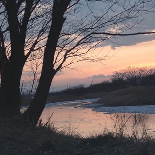 Ruinstair Inklands style, Midjourney V6.1: realistic landscape photograph of quiet dawn