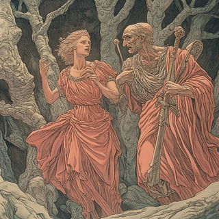 Gothicgild style, Midjourney V6.1: classical 18th-century oil painting