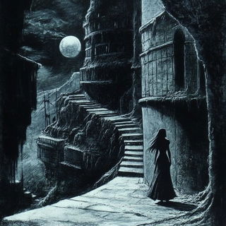Tungstenfilm style, Midjourney V6.1: retro fairy-tale illustration