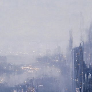 Skyfold Ideogram style, Midjourney V6.1: cinematic shot from sci-fi movie