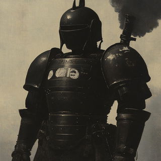 Stagebolt Seafable style, Midjourney V6.1: concept art character design of retropunk steam knight