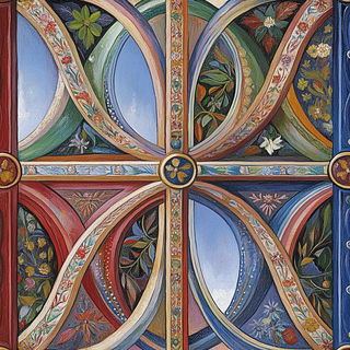 Opalstar Chromanime style, Midjourney V6.1: creative pattern composition